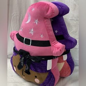 NWT Martha Stewart Set Of Two Witch Halloween Throw Pillows Fall Cozy Soft